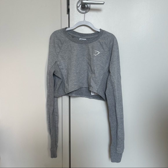 Gym shark cropped long sleeve - Picture 2 of 3